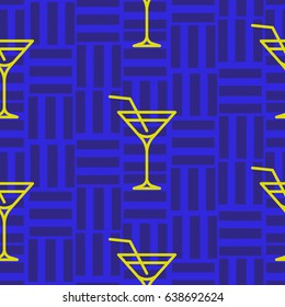 Pattern. Background texture. Cocktail, shake, drink, juice, glass.