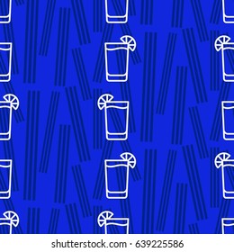 Pattern. Background texture. Cocktail, shake, drink, juice, glass.