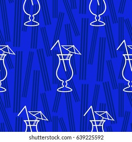 Pattern. Background texture. Cocktail, shake, drink, juice, glass.