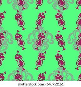 Pattern. Background texture. Cocktail, shake, drink, juice, glass.