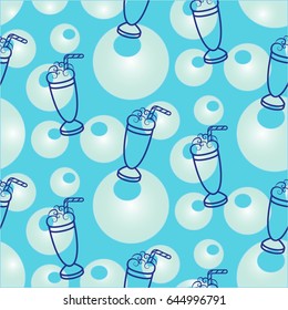 Pattern. Background texture. Cocktail, shake, drink, juice, glass.