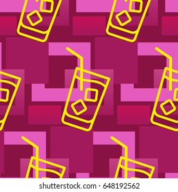 Pattern. Background texture. Cocktail, shake, drink, juice, glass.