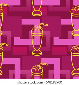 Pattern. Background texture. Cocktail, shake, drink, juice, glass.