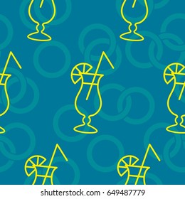 Pattern. Background texture. Cocktail, shake, drink, juice, glass.