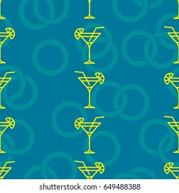 Pattern. Background texture. Cocktail, shake, drink, juice, glass.