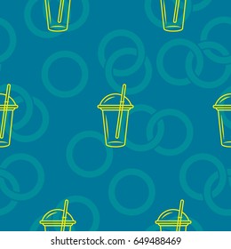 Pattern. Background texture. Cocktail, shake, drink, juice, glass.