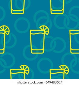 Pattern. Background texture. Cocktail, shake, drink, juice, glass.