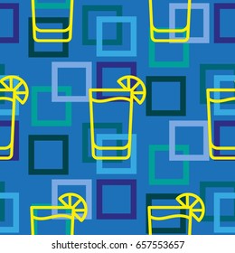 Pattern. Background texture. Cocktail, shake, drink, juice, glass.