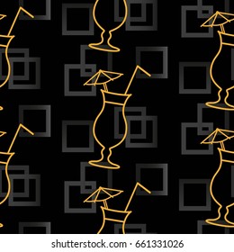 Pattern. Background texture. Cocktail, shake, drink, juice, glass.