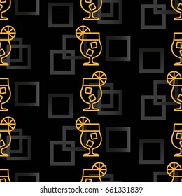 Pattern. Background texture. Cocktail, shake, drink, juice, glass.