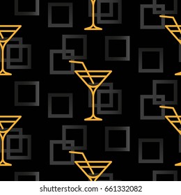 Pattern. Background texture. Cocktail, shake, drink, juice, glass.