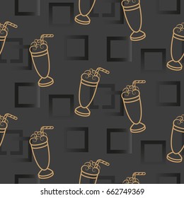 Pattern. Background texture. Cocktail, shake, drink, juice, glass.