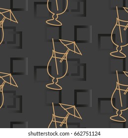 Pattern. Background texture. Cocktail, shake, drink, juice, glass.
