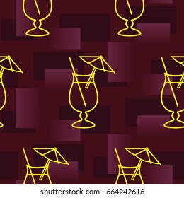 Pattern. Background texture. Cocktail, shake, drink, juice, glass.