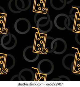 Pattern. Background texture. Cocktail, shake, drink, juice, glass.