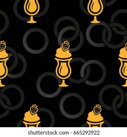 Pattern. Background texture. Cocktail, shake, drink, juice, glass.