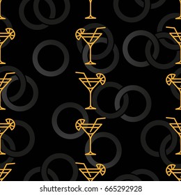 Pattern. Background texture. Cocktail, shake, drink, juice, glass.