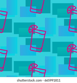 Pattern. Background texture. Cocktail, shake, drink, juice, glass.