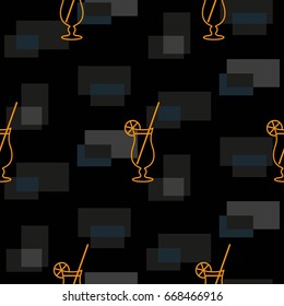 Pattern. Background texture. Cocktail, shake, drink, juice, glass.
