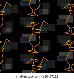 Pattern. Background texture. Cocktail, shake, drink, juice, glass.