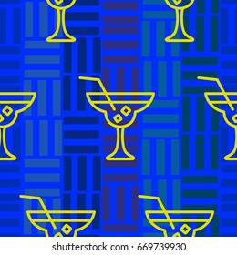 Pattern. Background texture. Cocktail, shake, drink, juice, glass.