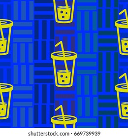 Pattern. Background texture. Cocktail, shake, drink, juice, glass.