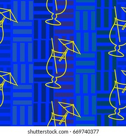 Pattern. Background texture. Cocktail, shake, drink, juice, glass.