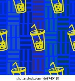 Pattern. Background texture. Cocktail, shake, drink, juice, glass.