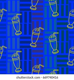 Pattern. Background texture. Cocktail, shake, drink, juice, glass.