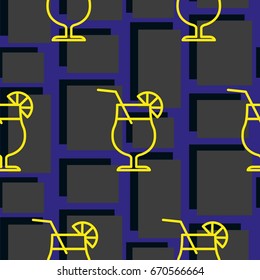 Pattern. Background texture. Cocktail, shake, drink, juice, glass.