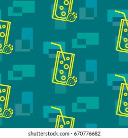 Pattern. Background texture. Cocktail, shake, drink, juice, glass.