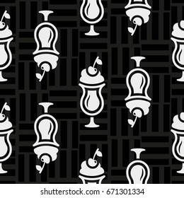 Pattern. Background texture. Cocktail, shake, drink, juice, glass.