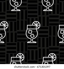 Pattern. Background texture. Cocktail, shake, drink, juice, glass.