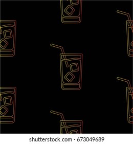 Pattern. Background texture. Cocktail, shake, drink, juice, glass.