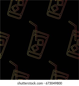Pattern. Background texture. Cocktail, shake, drink, juice, glass.