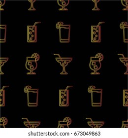 Pattern. Background texture. Cocktail, shake, drink, juice, glass.