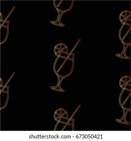 Pattern. Background texture. Cocktail, shake, drink, juice, glass.