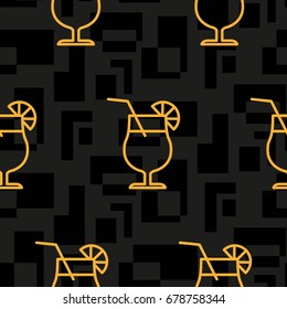 Pattern. Background texture. Cocktail, shake, drink, juice, glass.