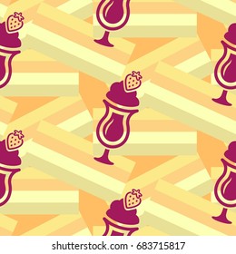 Pattern. Background texture. Cocktail, shake, drink, juice, glass.