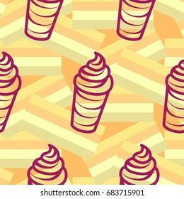 Pattern. Background texture. Cocktail, shake, drink, juice, glass.