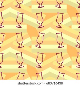 Pattern. Background texture. Cocktail, shake, drink, juice, glass.