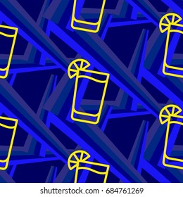 Pattern. Background texture. Cocktail, shake, drink, juice, glass.