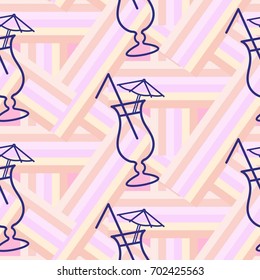 Pattern. Background texture. Cocktail, shake, drink, juice, glass.