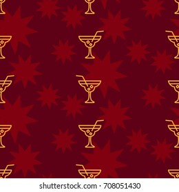 Pattern. Background texture. Cocktail, shake, drink, juice, glass.