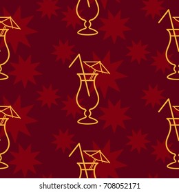 Pattern. Background texture. Cocktail, shake, drink, juice, glass.