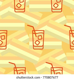 Pattern. Background texture. Cocktail, shake, drink, juice, glass.