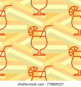 Pattern. Background texture. Cocktail, shake, drink, juice, glass.
