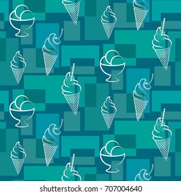 Pattern. Background texture. Ice cream.