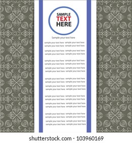 Pattern background for text,Vector