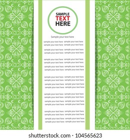 Pattern background for text,Vector